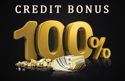 100% Credit Bonus